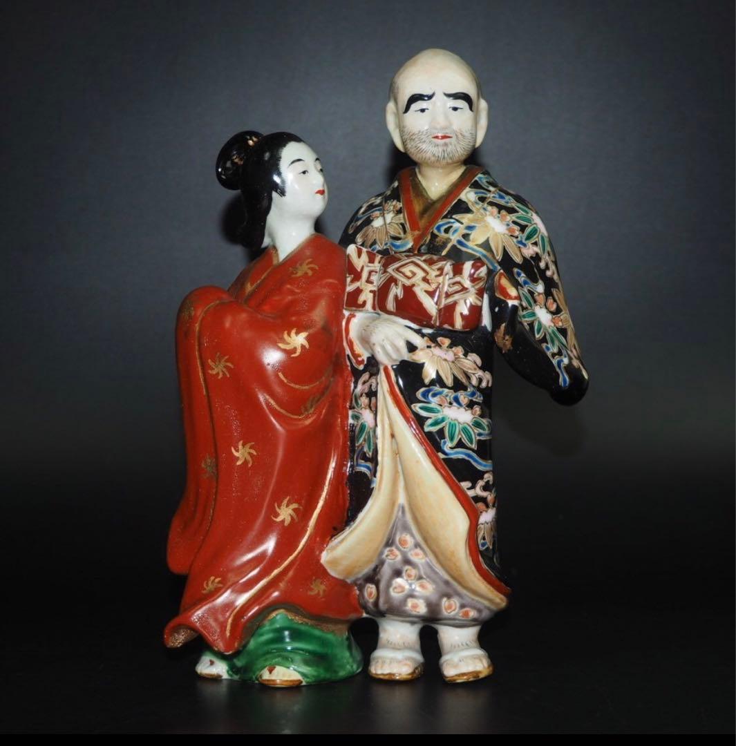 送料無料　里帰り　明治期人形　高さ23ｃｍ★大珍品★