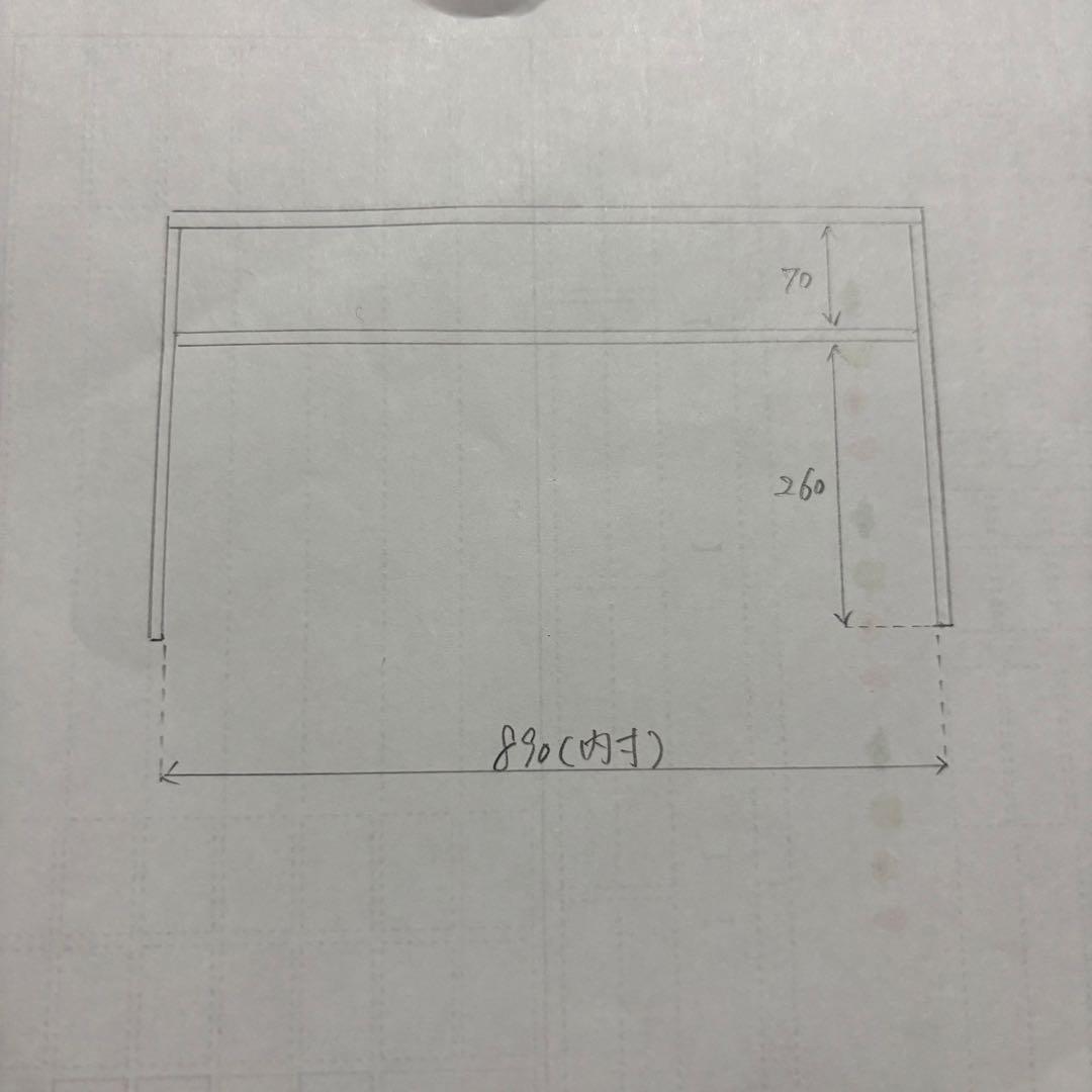 ハンドメイド　コの字ラック・棚　オーダー受け付けます。