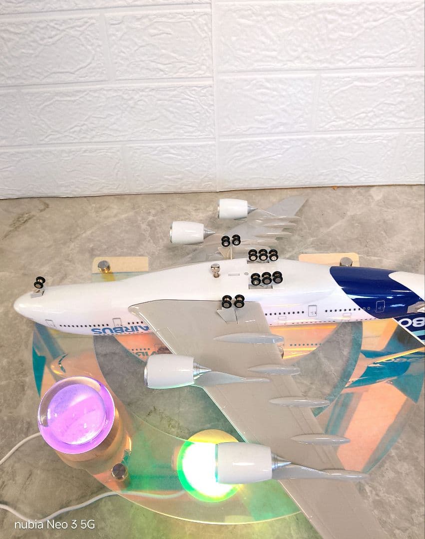 ⑦エアバス a380／プロトタイプ 1/160模型