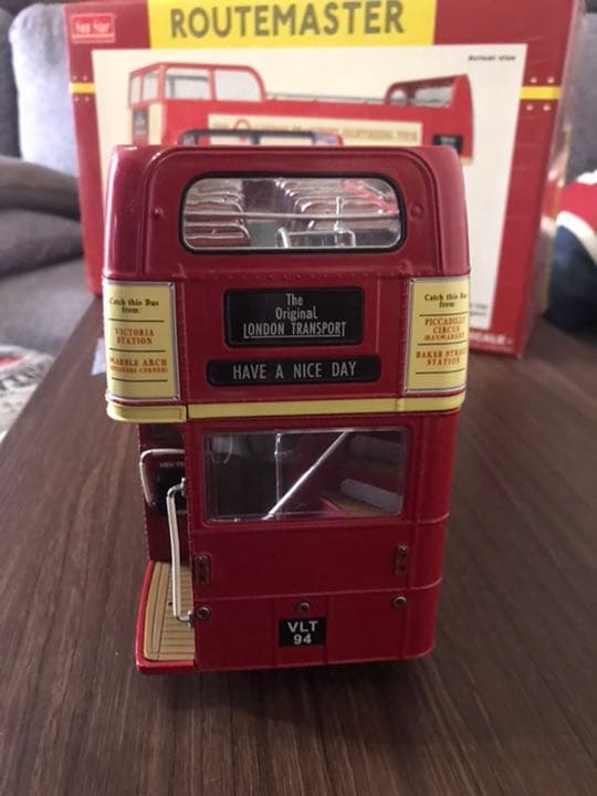 展示品美品　絶版1/24 サンスター製ロンドンバスオープンデッキ