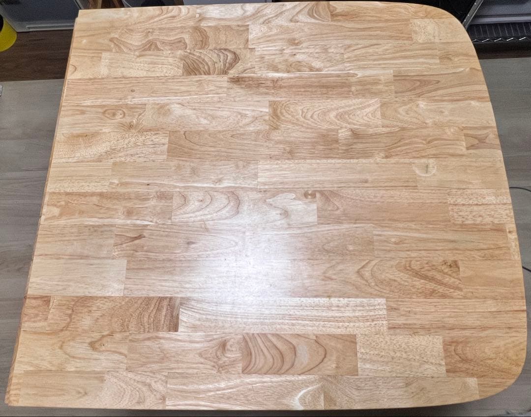 【直接引き取り希望】伸縮ダイニングテーブル　木製　ナチュラル