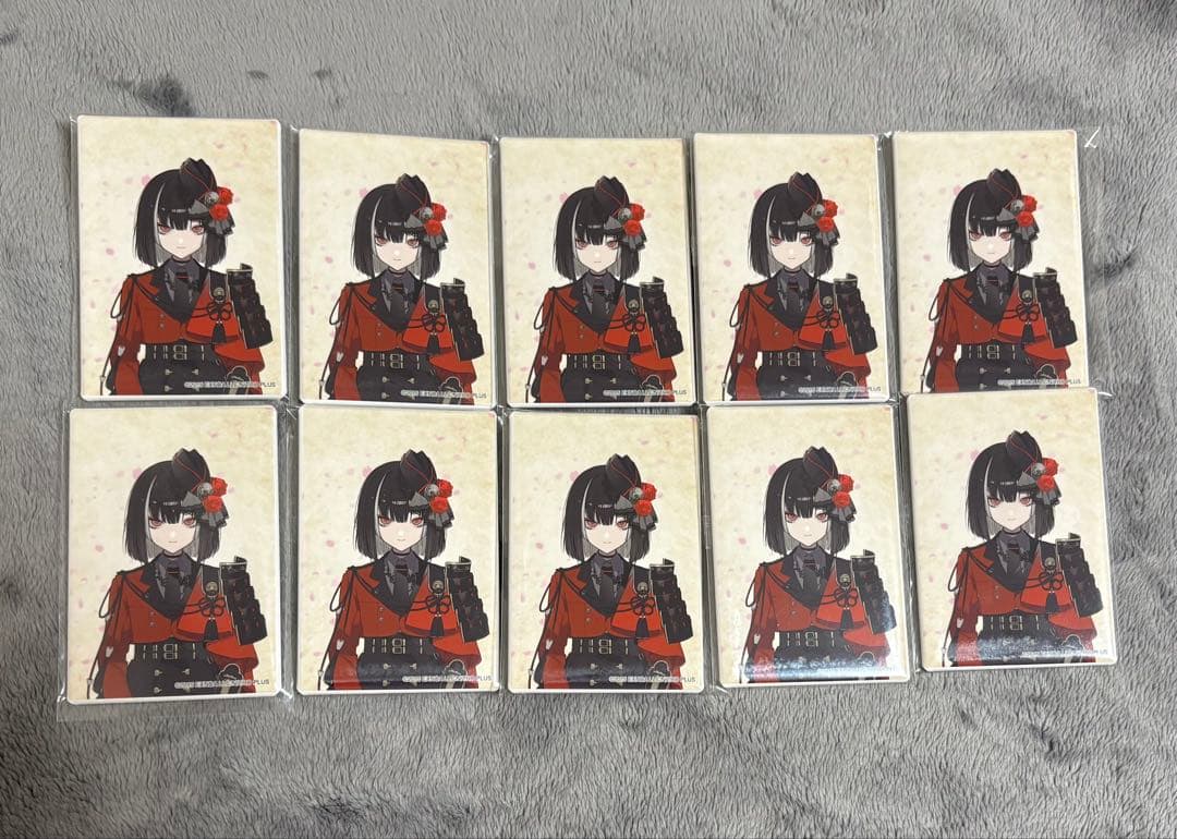 京極正宗　跪坐 スクエア 缶バッジ　刀剣乱舞