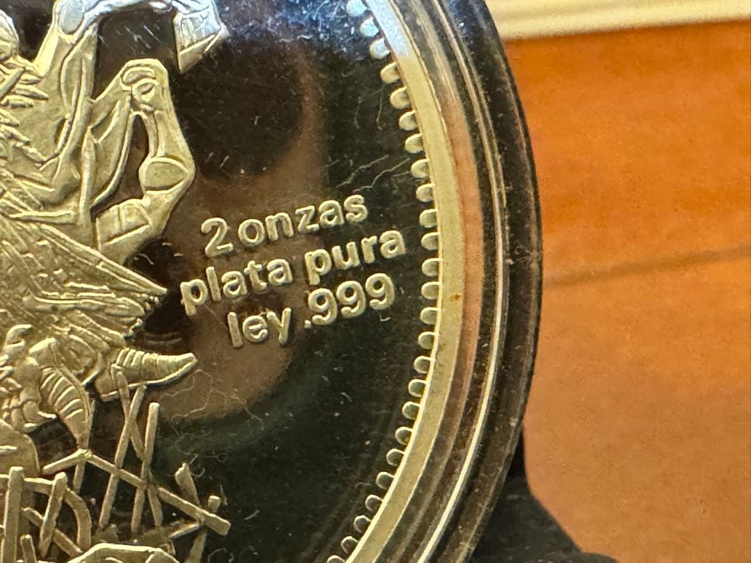 メキシコ 500anos 銀メダル 2オンス