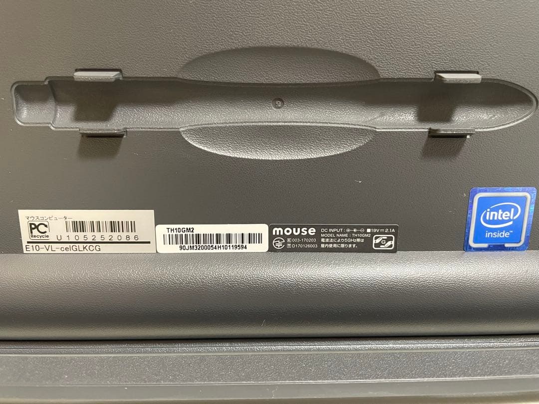 その他ノートPC本体 mouse E10-VL