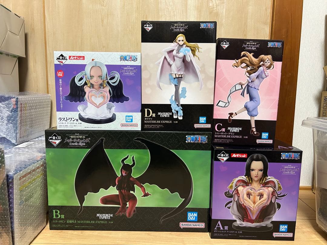 一番くじ ワンピース メモリーオブヒロインズ フィギュアコンプセット