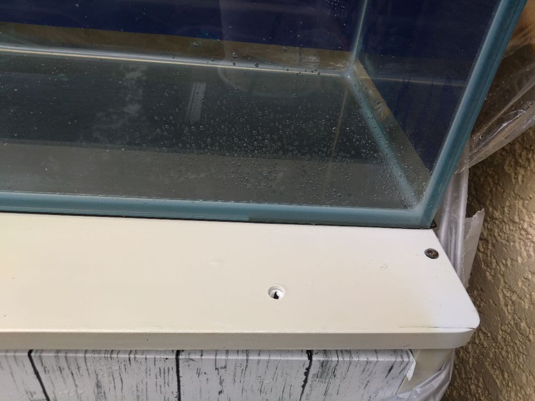 オーバーフロー水槽　90cm ウールBOX 海水魚　熱帯魚　濾過槽　ガラス水槽