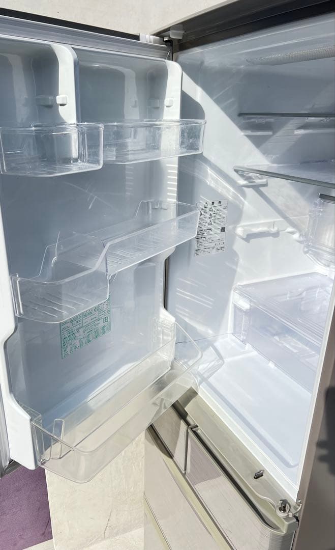 シャープ ノンフロン冷凍冷蔵庫 SJ-PW42B-S