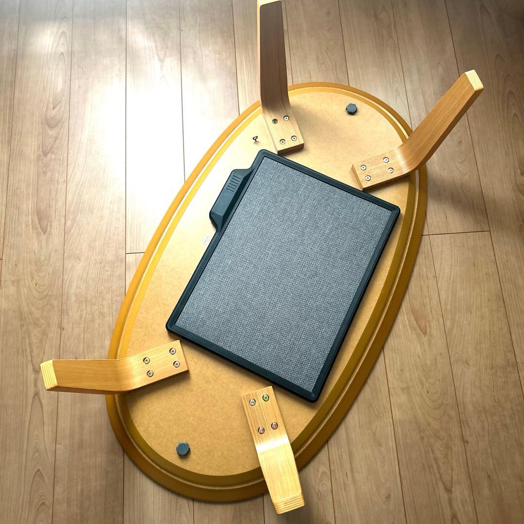 【無印良品】こたつローテーブル（保証書、説明書あり）　タモ材