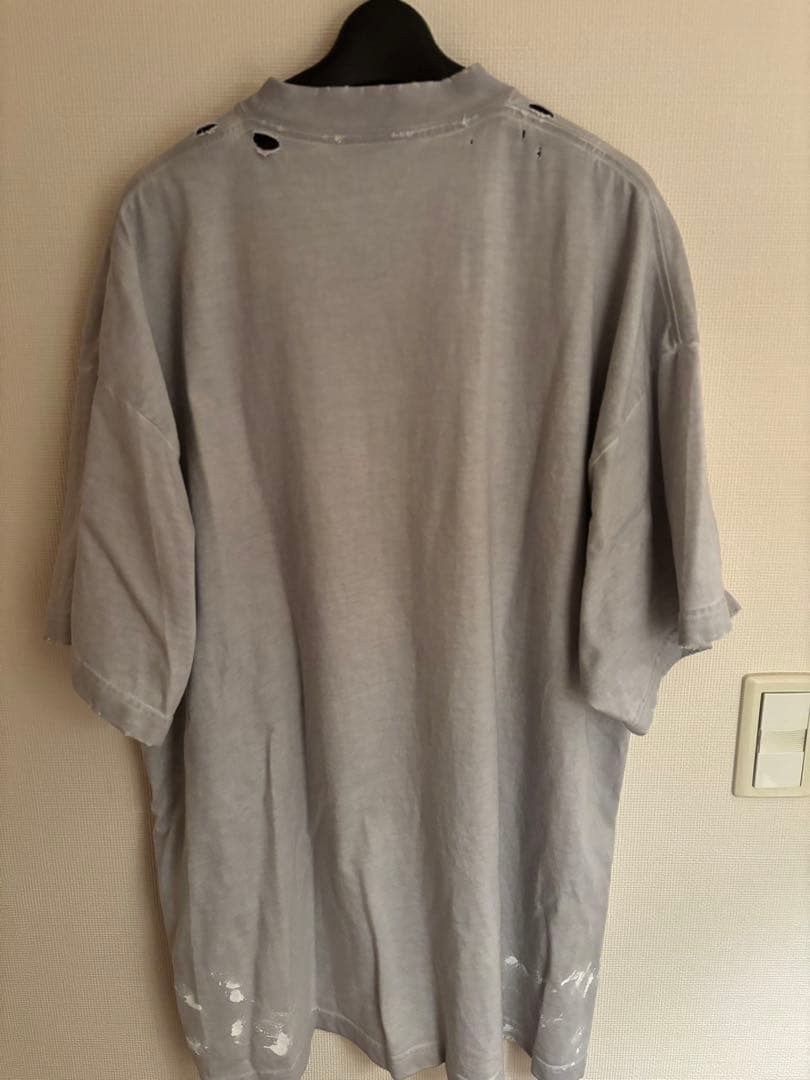 balenciaga バレンシアガ メタルロゴ Tシャツ グレー
