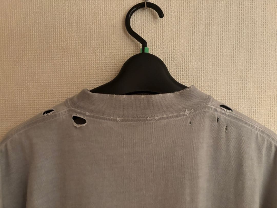 balenciaga バレンシアガ メタルロゴ Tシャツ グレー
