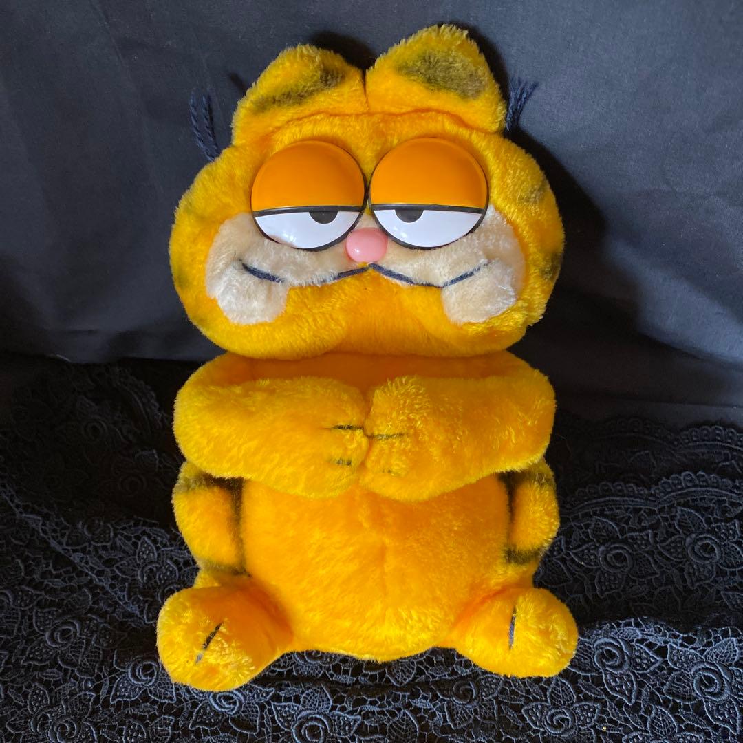 レア サイズ大 USA ヴィンテージ ガーフィールド ぬいぐるみ 1980s