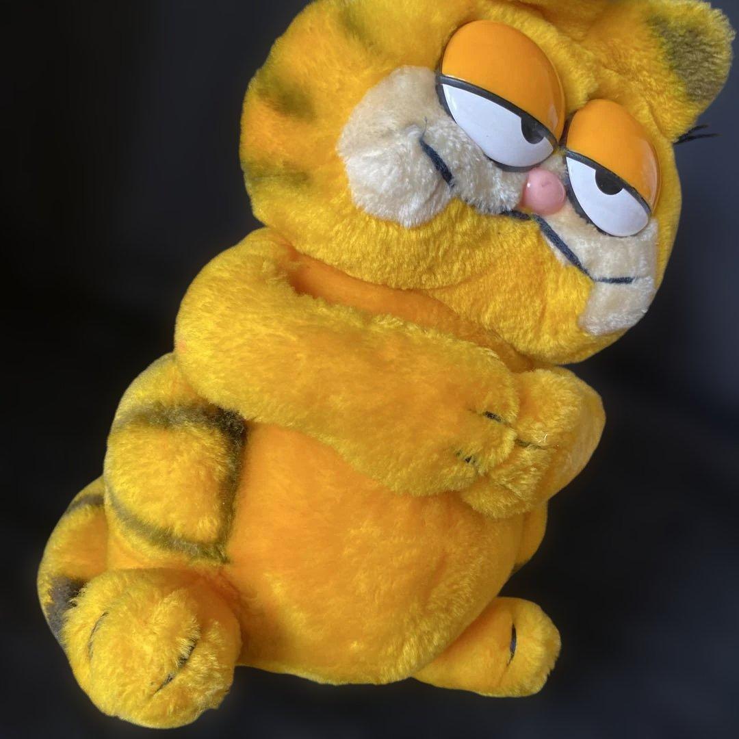 レア サイズ大 USA ヴィンテージ ガーフィールド ぬいぐるみ 1980s