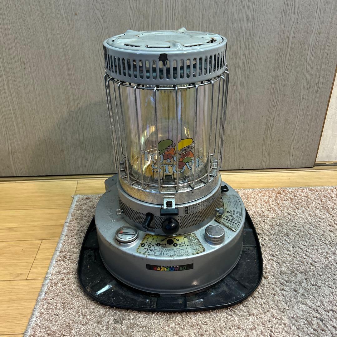 希少　トヨトミ レインボー メルヘン　ストーブ　石油ストーブ　グランピング
