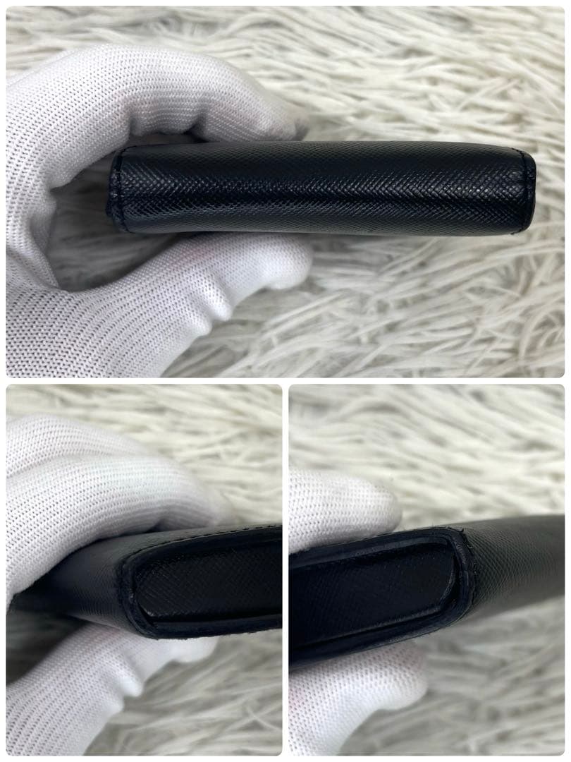 専用‼️PRADA プラダ　サフィアーノ レザー　馬蹄型　小銭入れ　ケース