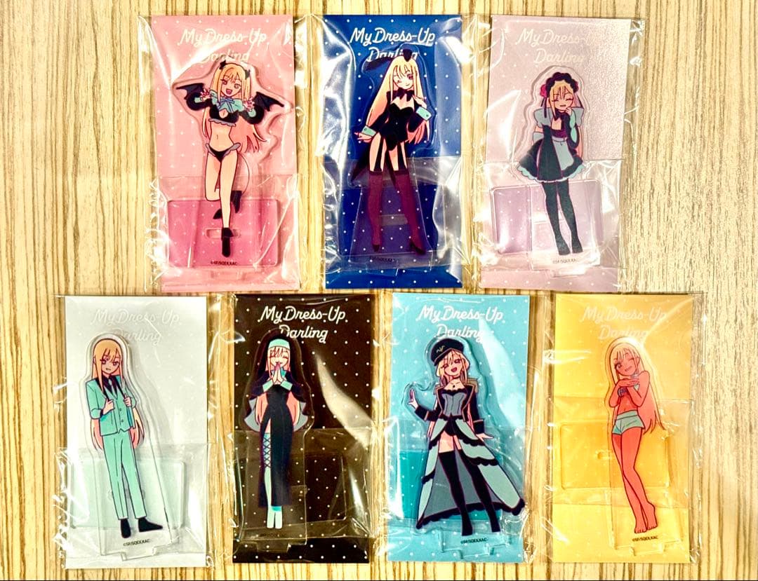 【TSUTAYA限定】喜多川海夢 アクリルスタンド 全7種コンプセット　着せ恋