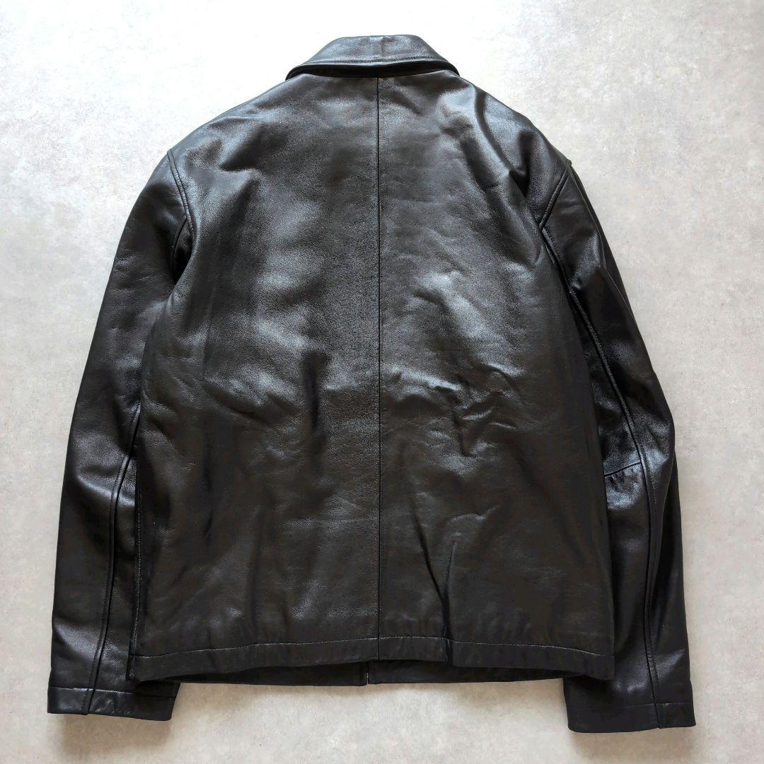カルバンクライン リアルレザー シングルライダース ブラック Mサイズ