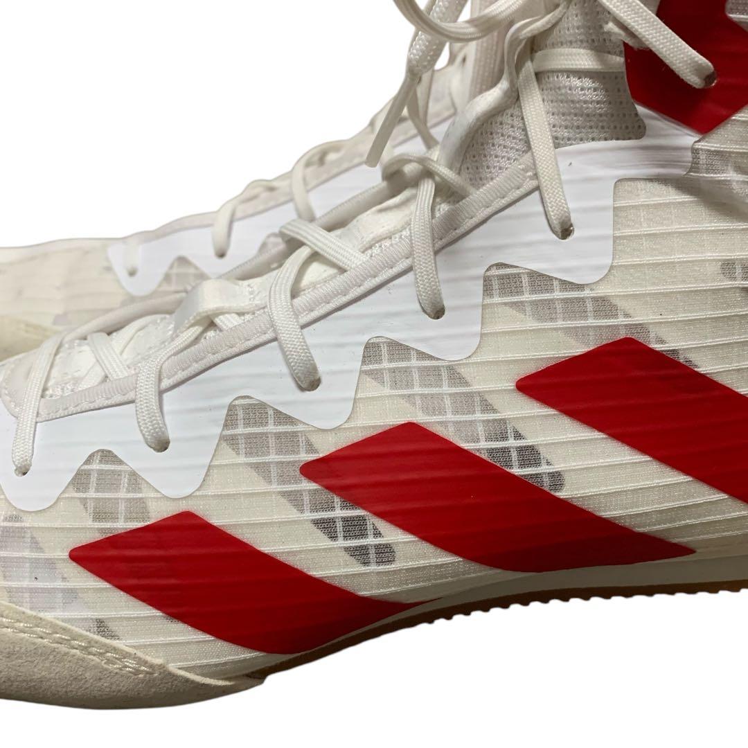 美品！アディダス ボクシングシューズ adidas Box Hog 4 ホワイト