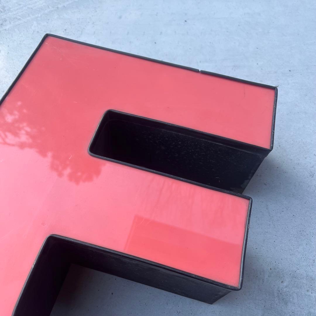 E 看板 アルファベット レターサイン 文字 アメリカ ビンテージ アンティーク