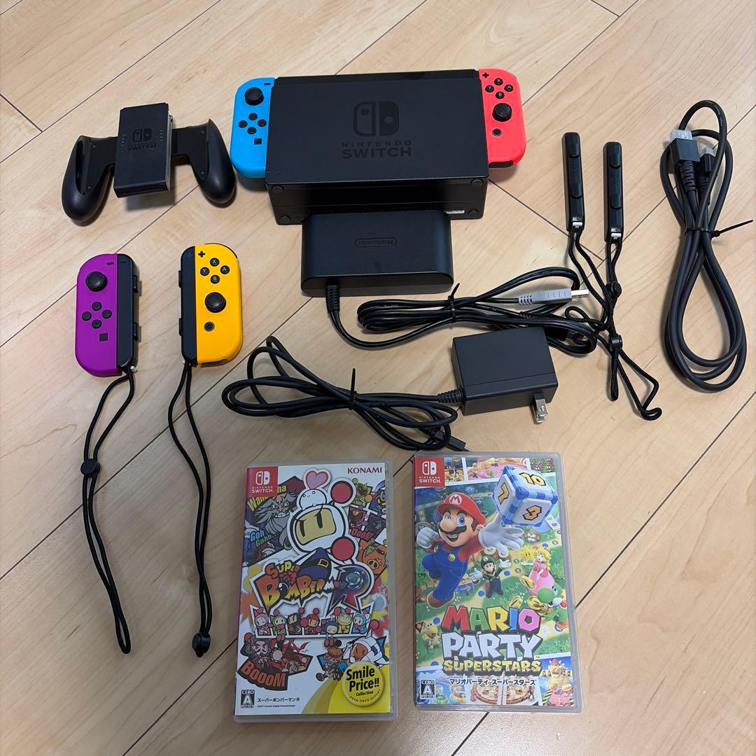 Nintendo Switch 本体 + Joy-Con + ゲーム2本