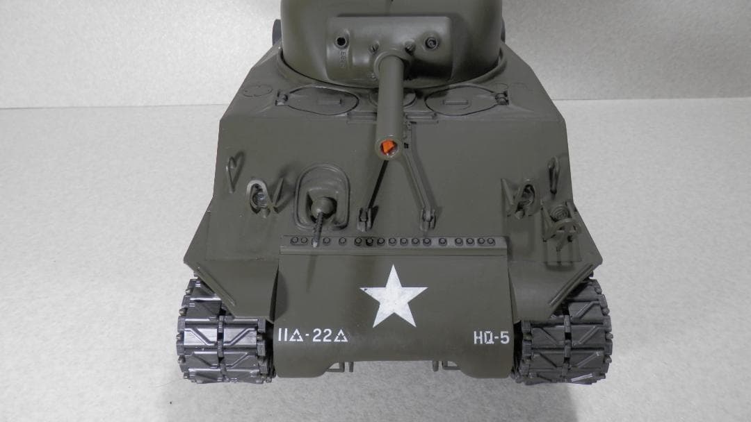１／１６スケール　RC戦車組立済み　Ｍ４シャーマン　フルオペ　２ｃｈプロポ付き