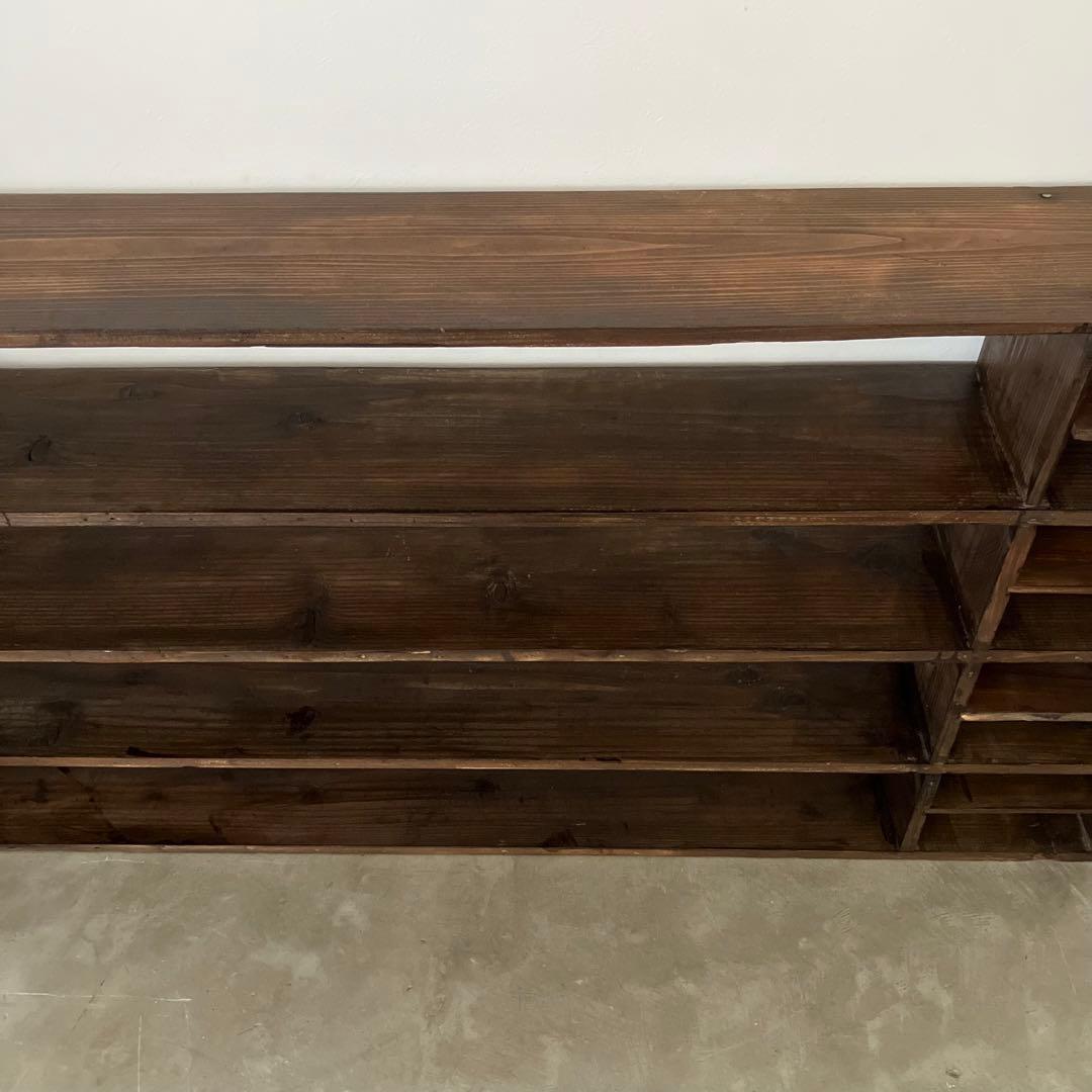 レトロ　アンティーク　古道具　古家具　昭和　大正　食器棚　本棚　飾り棚　シェルフ