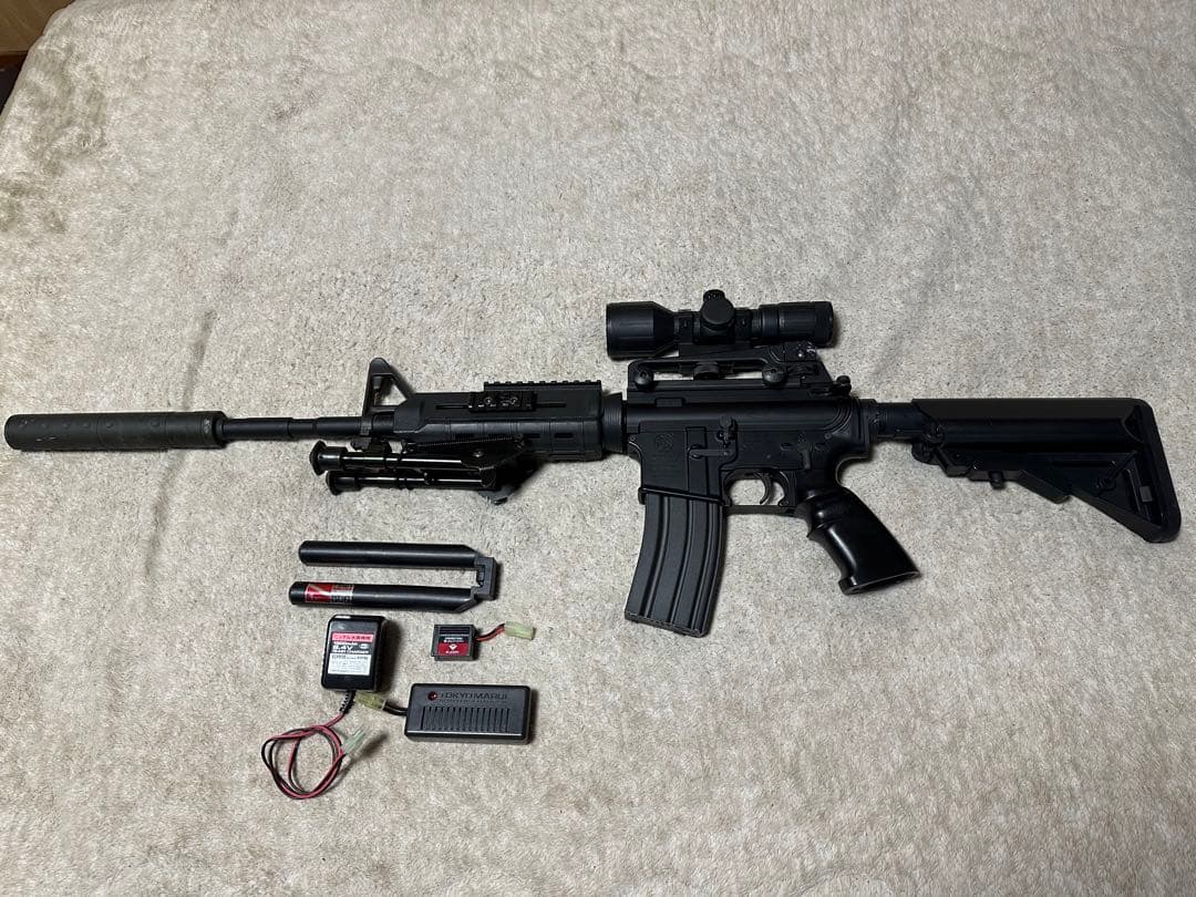 次世代電動ガン SOPMOD M4 東京マルイカスタム付属品多数