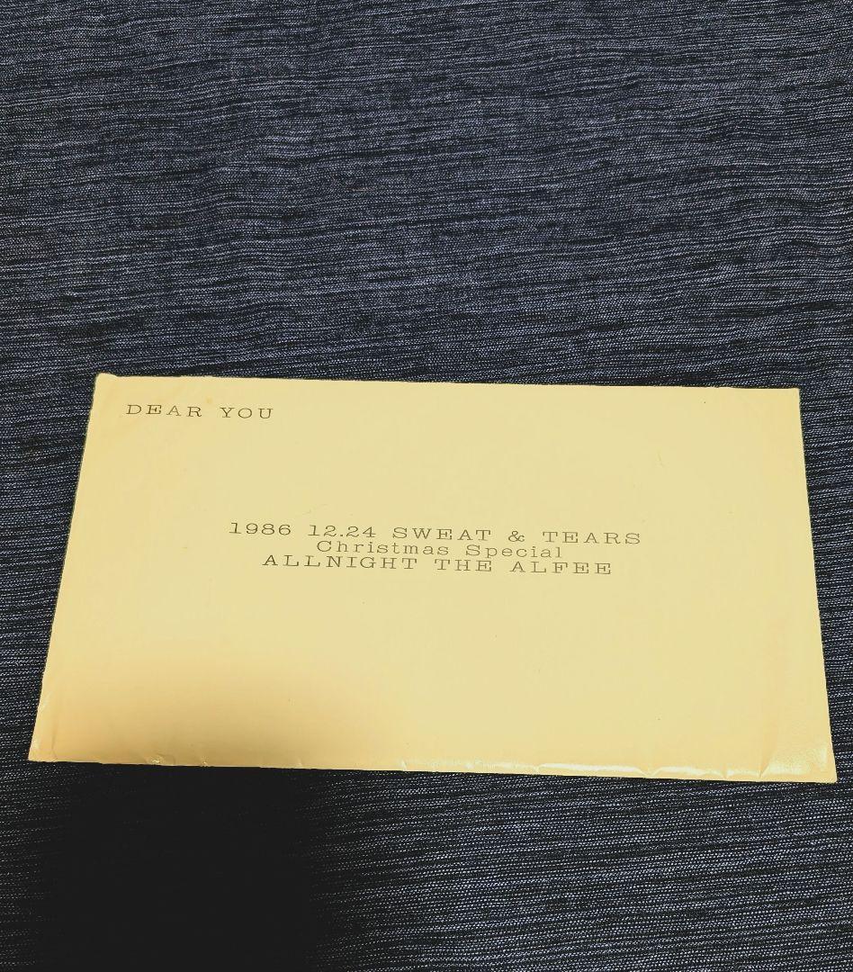 1986 ALL NIGHT THE ALFEE チケット半券と中身