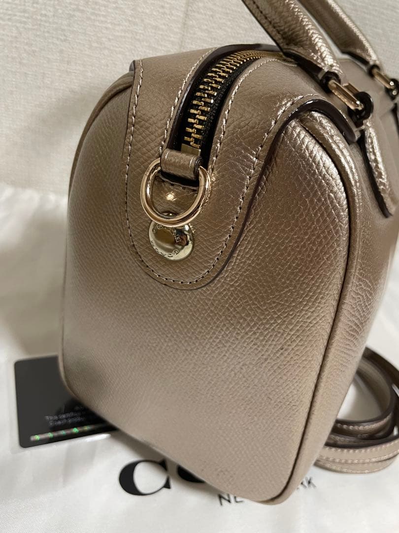 a*o様 ❤️COACH❤️ ゴールド ハンドバッグショルダーバッグ 2way
