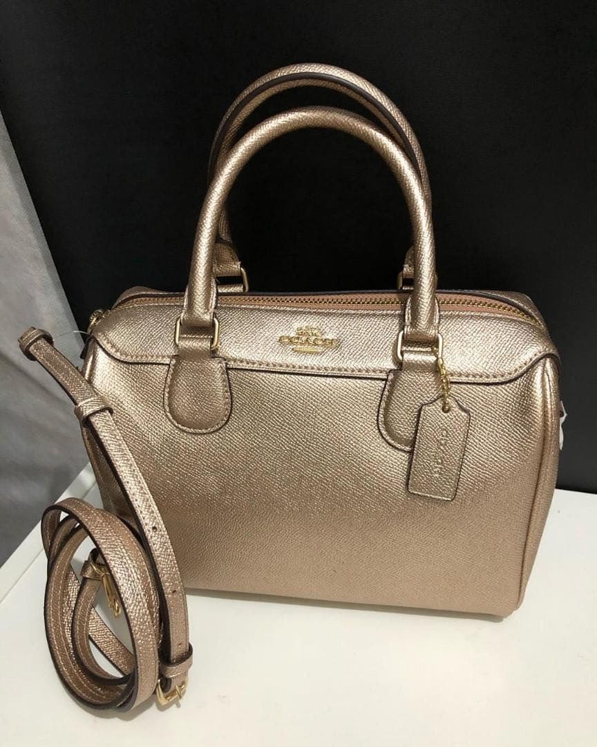 a*o様 ❤️COACH❤️ ゴールド ハンドバッグショルダーバッグ 2way