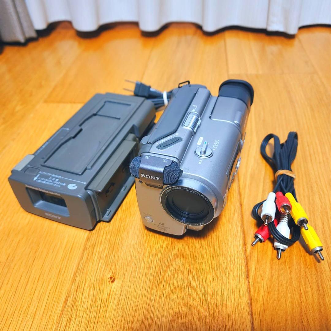【動作確認済】SONY Hi8 高画質 ビデオカメラ CCD-TR2 セット