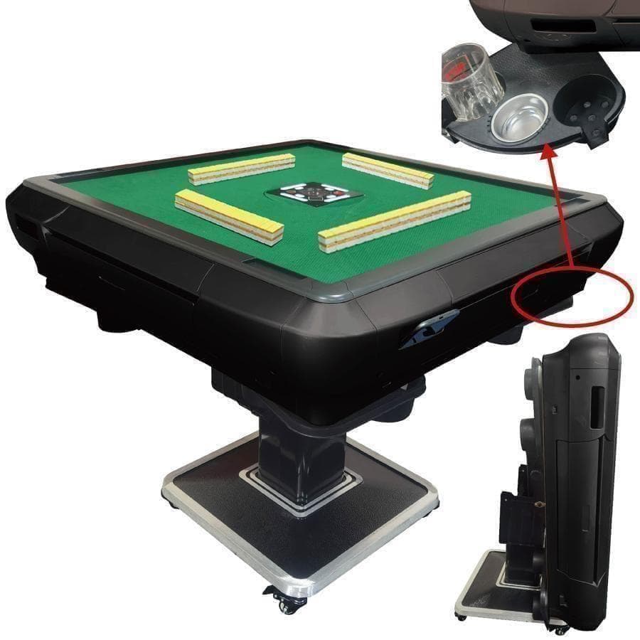 全自動麻雀卓 家庭用 折りたたみ 28mm マットブラック R2120