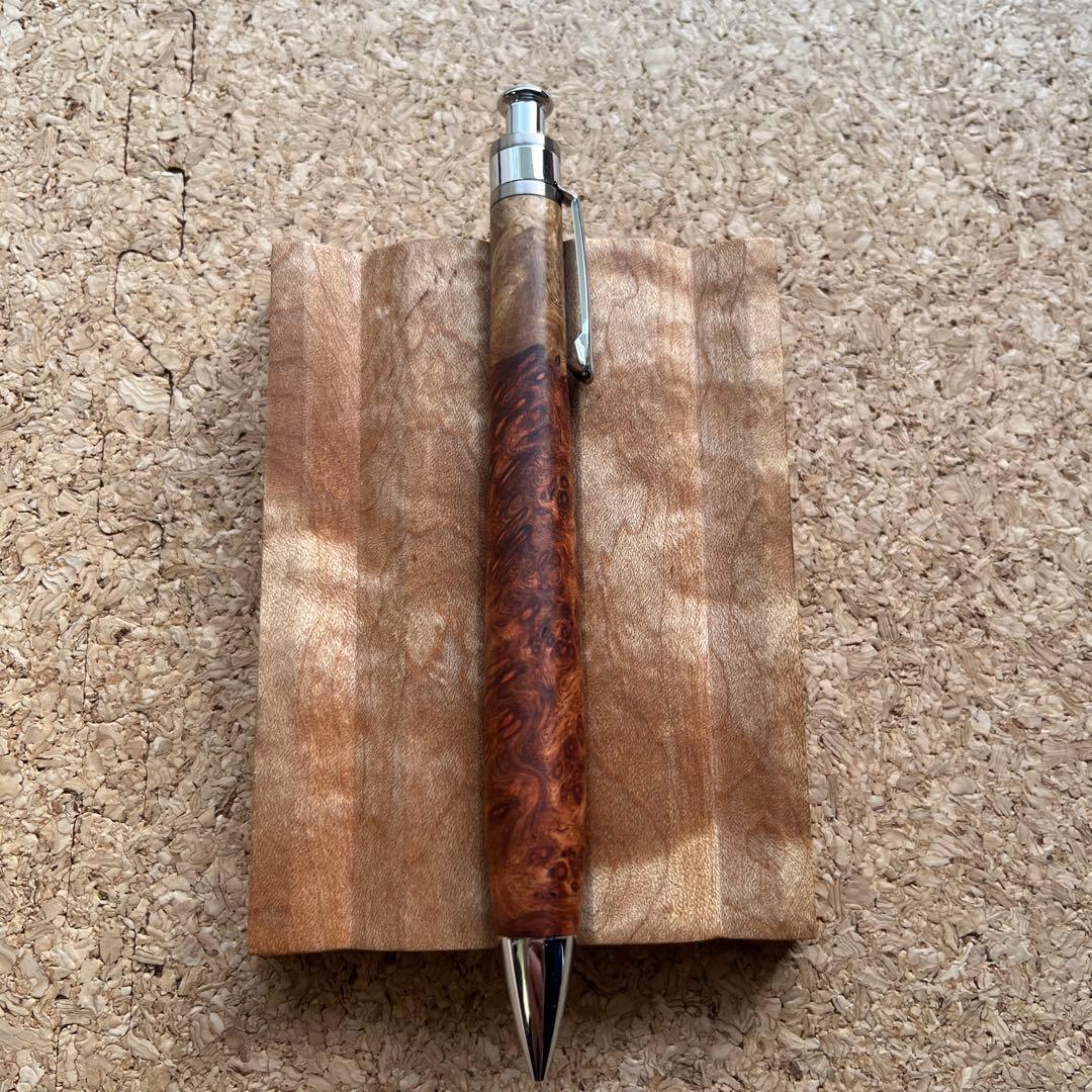 工房楔　花梨紅白　ペンシル楔0.5 花梨瘤紅白　野原工芸