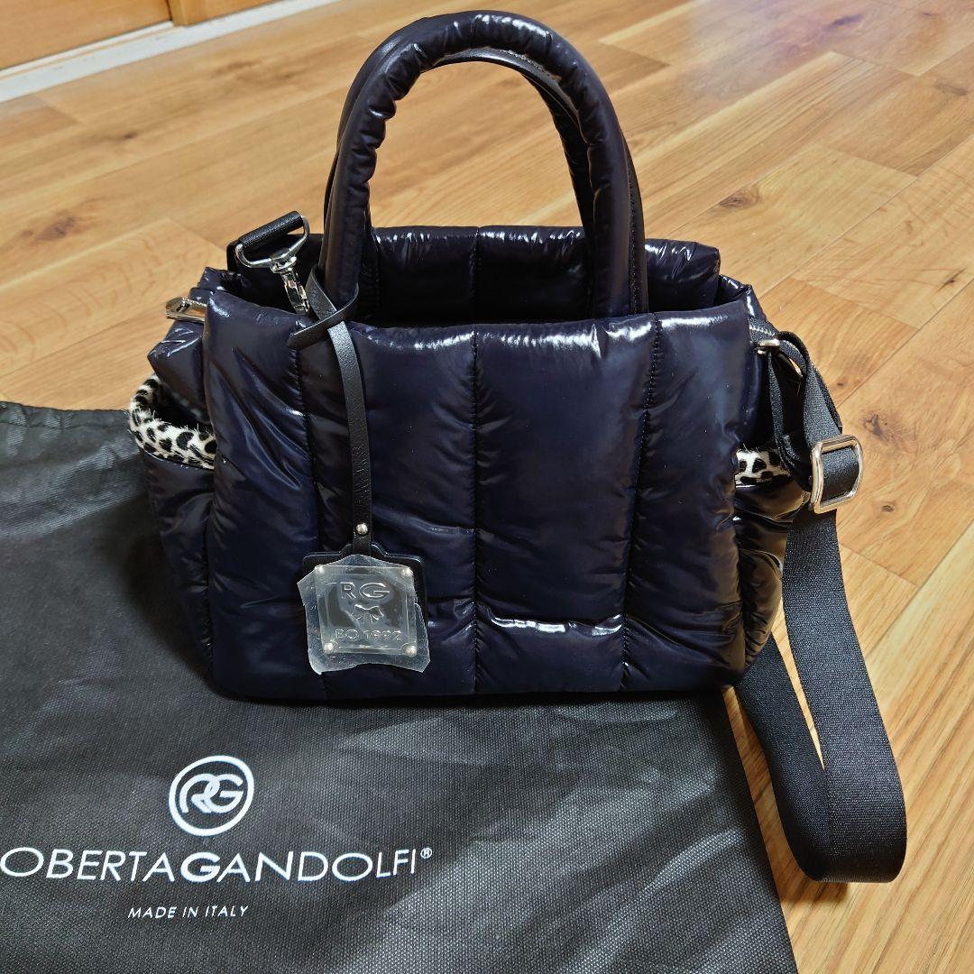 ROBERTA GANDOLFI ブラック ショルダーバッグ