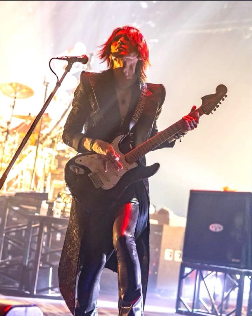 fender ストラトキャスター　右用　レフティ　ジミヘン　SUGIZO 黒