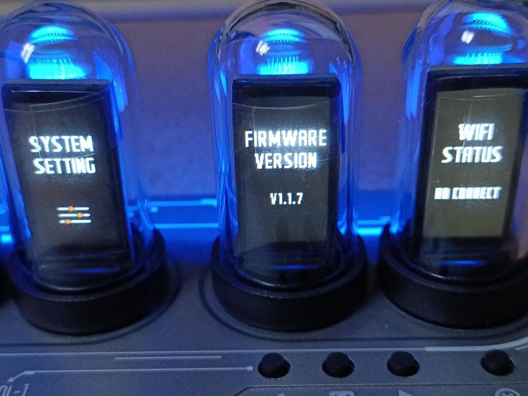 ニキシー管時計 パタパタ時計エミュレート IPS液晶