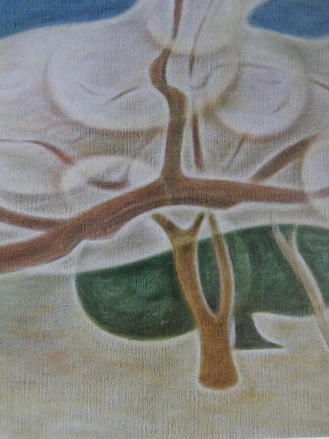 牛島憲之、【はな】、希少な大判額装用画集より、新品額装付、状態良好