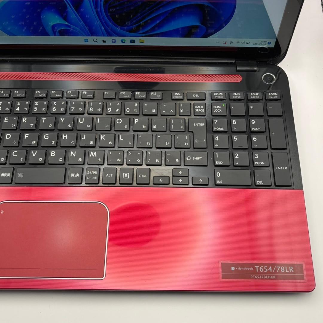 【東芝】T654 高性能i7 新品SSD512GB 16GB ノートPC