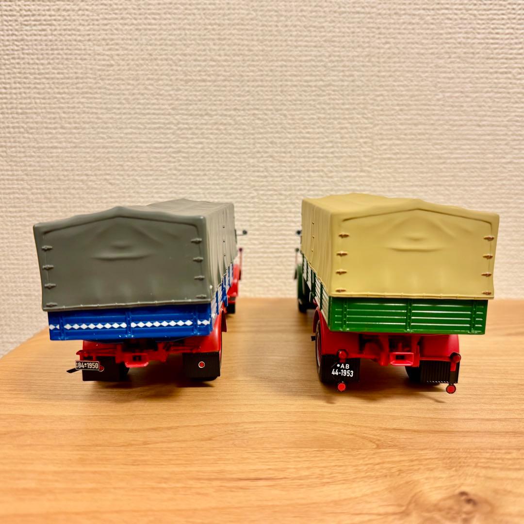 1/43ミニカー　ミニチャンプス　ドイツトラック2点セットminichamps