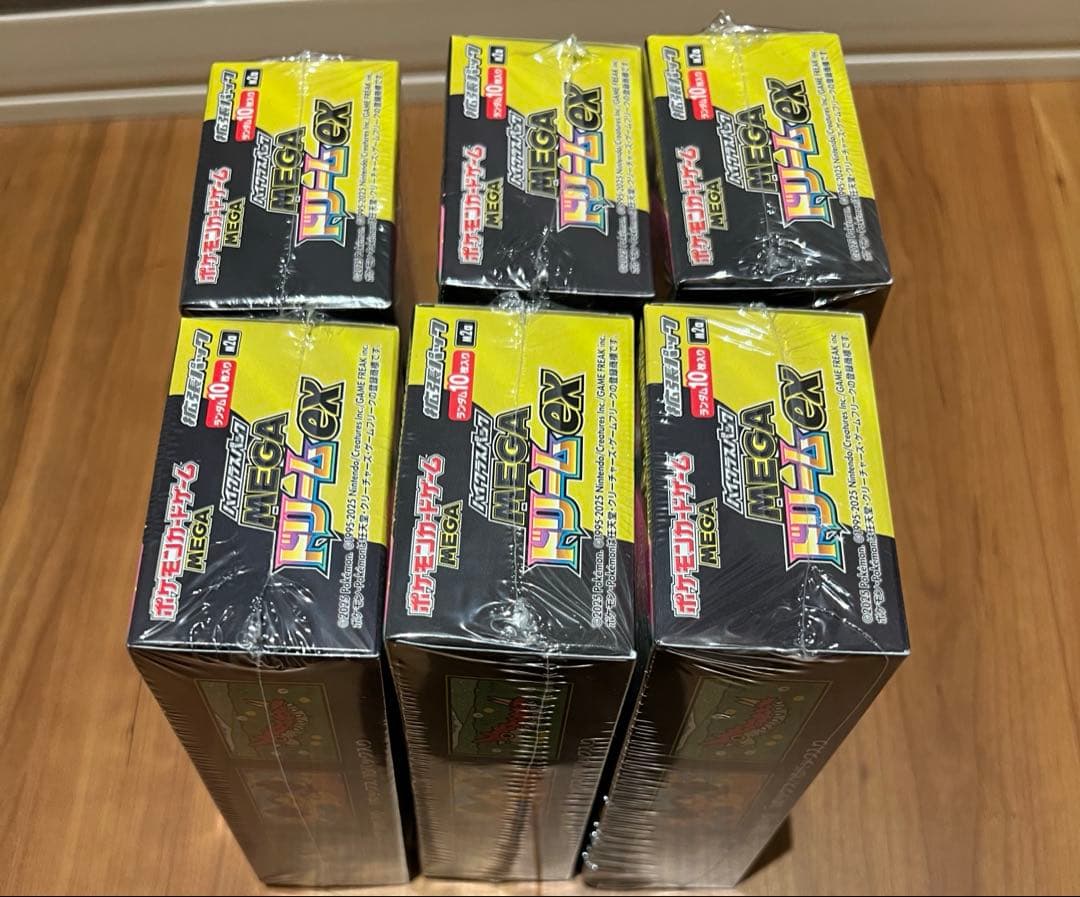 ポケモンカードゲームメガドリームex シュリンク付 6箱セット