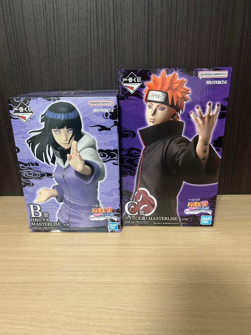 一番くじ　NARUTO B賞C賞セット　　ヒナタ　ペイン　フィギュア