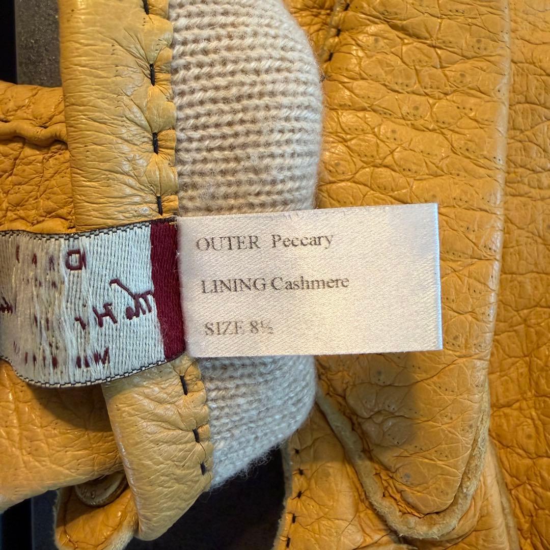 DENTS（デンツ） ヘリテージコレクション ペッカリー × カシミヤ グローブ