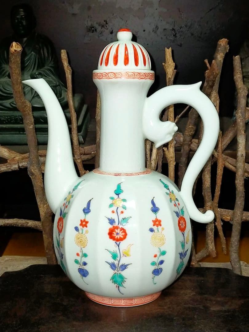 ♥人間国宝♥　13代　♥酒井田柿右衛門♥　水差し　水注ぎ　注水