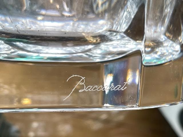 クリアガラス アイスバケツ ゴールドアクセント