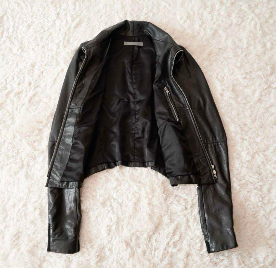 EKAM エカム シングルライダースジャケット ラムレザー 羊革