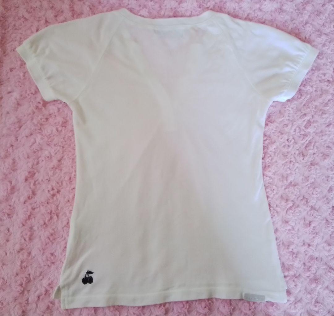 Hysteric Glamour 00s カットソー ブラックチェリー刺繍