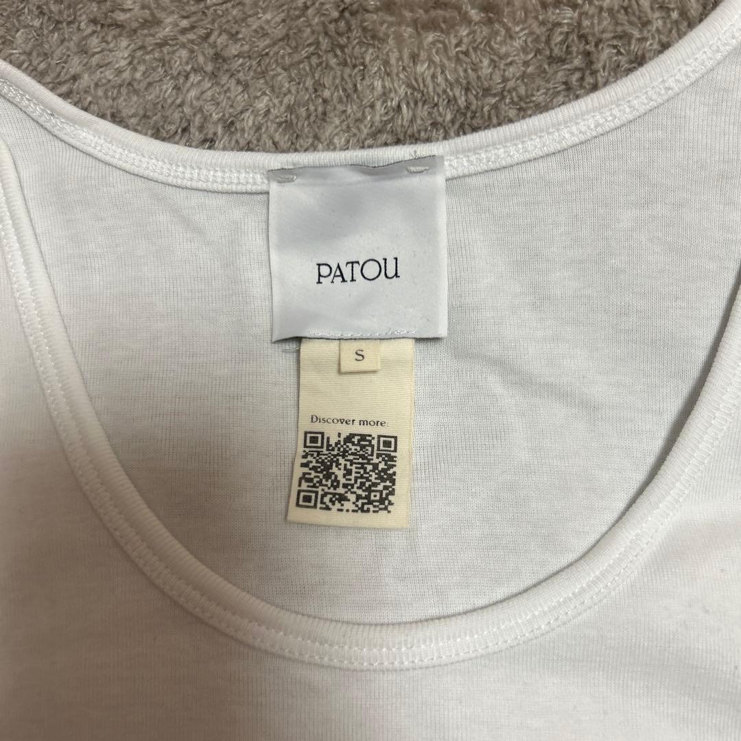 PATOU ホワイト タンクトップ S