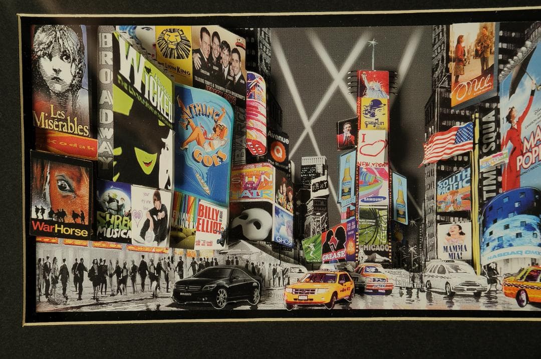 【シャドーボックス】スパイダーマン、ライオン・キング、ロック・オブ・エイジズ