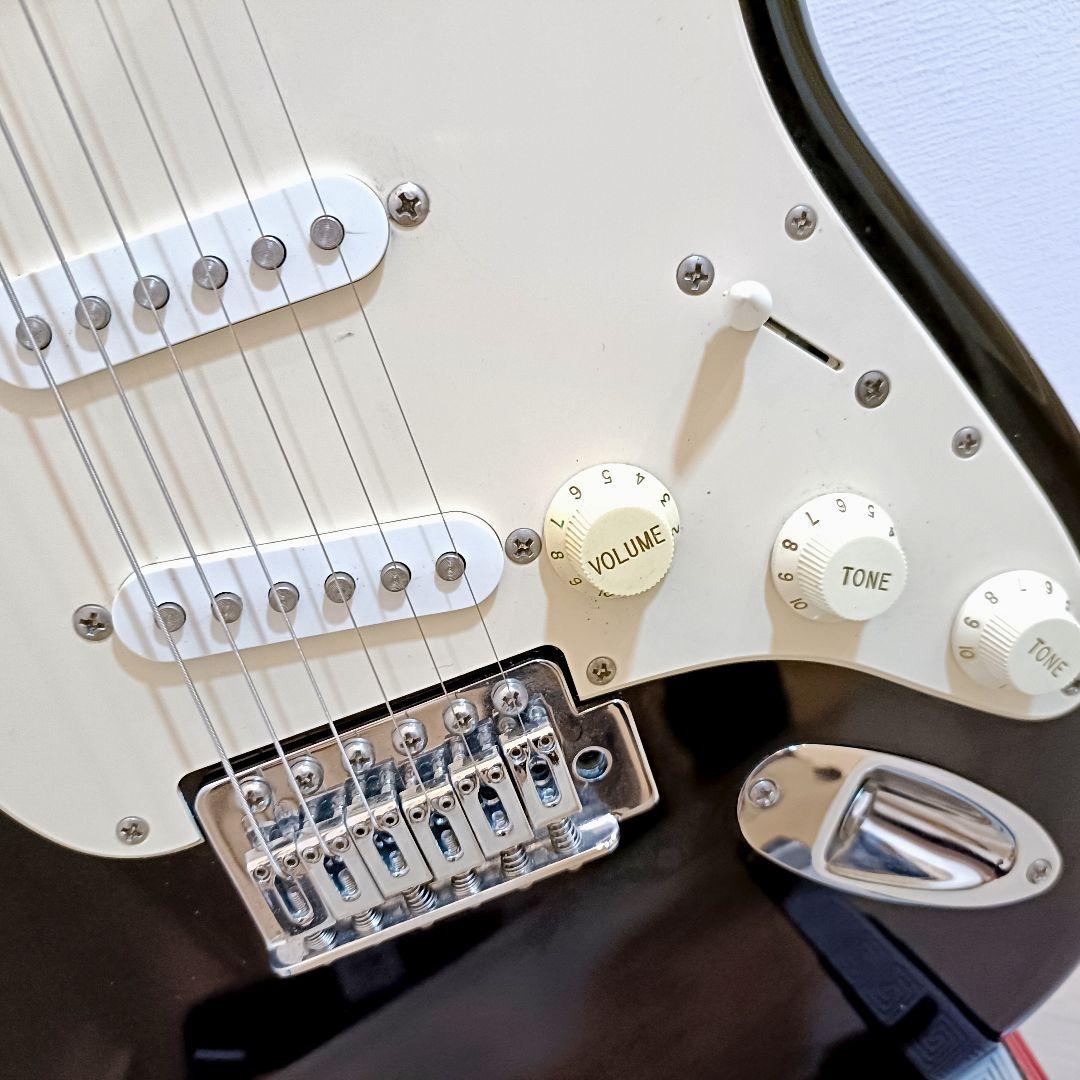 Squier エレキギター ストラトキャスター ブラック メンテ済