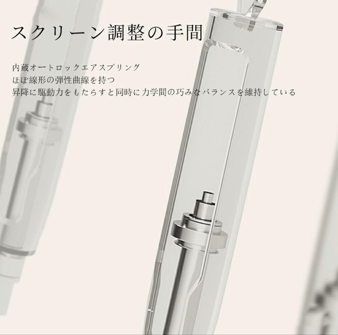 スタンディングデスク 卓上 昇降デスク ガス圧昇降式テーブル 卓上 組立不要