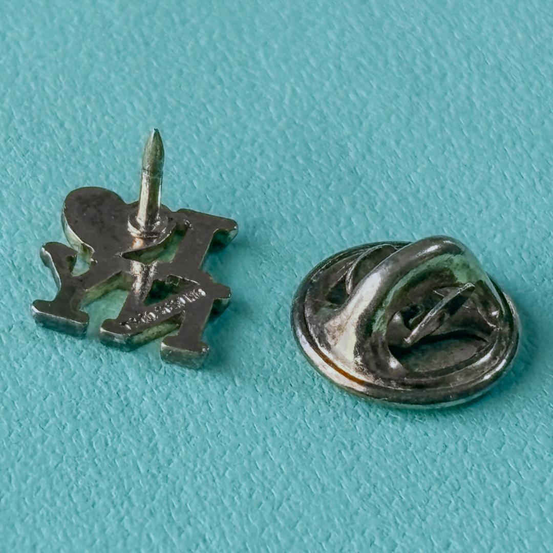 美品★ティファニー ピンブローチ I♡NY アイラブニューヨーク SV925